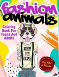 Cover: Fashion Animals Coloring Book For Teens and Adults - BDO Book Store