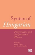 Cover: Syntax of Hungarian - Amsterdam University Press