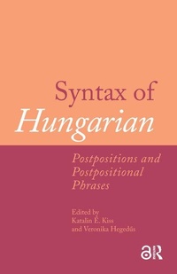 Enlarge image Cover: Syntax of Hungarian - Amsterdam University Press