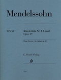 Cover: Felix Mendelssohn Bartholdy - Klaviertrio Nr. 1 d-moll op. 49 - Henle, G&uuml;nter