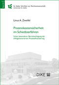 Cover: Prozesskostensicherheit im Schiedsverfahren - Dike Verlag Z&uuml;rich