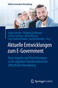 Cover: Aktuelle Entwicklungen zum E-Government - Springer Gabler