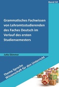 Cover: Grammatisches Fachwissen von Lehramtsstudierenden des Faches Deutsch - Schneider bei wbv