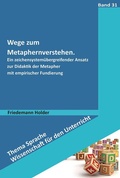 Cover: Wege zum Metaphernverstehen - Schneider bei wbv