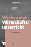 Cover: Wirksamer Wirtschaftsunterricht - Schneider bei wbv