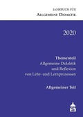 Cover: Jahrbuch f&uuml;r Allgemeine Didaktik 2020 - Schneider bei wbv
