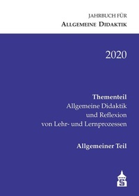 Abbildung von: Jahrbuch für Allgemeine Didaktik 2020 - Schneider bei wbv