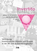 Cover: Invertito. Jahrbuch f&uuml;r die Geschichte der Homosexualit&auml;ten / Verfolgung homosexueller M&auml;nner und Frauen in der NS-Zeit - M&auml;nnerschwarm, Salzgeber Buchverlage GmbH