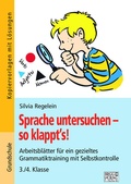 Cover: Sprache untersuchen - so klappt&acute;s! 3./4. Klasse - Brigg