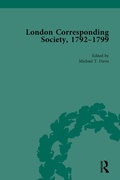 Cover: The London Corresponding Society, 1792-1799 Vol 1 - Routledge