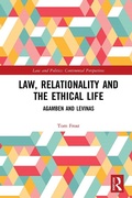 Cover: Law, Relationality and the Ethical Life - Routledge