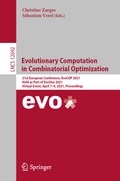 Cover: Evolutionary Computation in Combinatorial Optimization - Springer