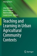 Cover: Teaching and Learning in Urban Agricultural Community Contexts - Springer