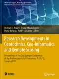 Cover: Research Developments in Geotechnics, Geo-Informatics and Remote Sensing - Springer