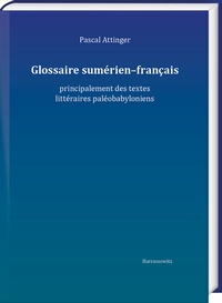 Abbildung von: Glossaire sumérien-français - Harrassowitz Verlag