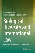 Cover: Biological Diversity and International Law - Springer
