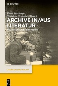 Cover: Archive in/aus Literatur - De Gruyter