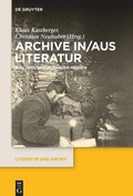 Cover: Archive in/aus Literatur - De Gruyter