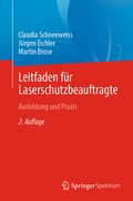 Cover: Leitfaden f&uuml;r Laserschutzbeauftragte - Springer Spektrum