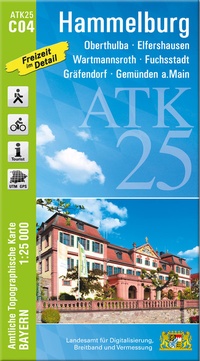 Abbildung von: ATK25-C04 Hammelburg (Amtliche Topographische Karte 1:25000) - Landesamt für Digitalisierung, Breitband und Vermessung, Bayern