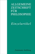 Cover: Universit&auml;t als Bildungsort? Zur Perspektive einer Wissenschaft in humaner Verantwortung - frommann-holzboog Verlag AZP