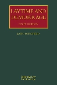 Enlarge image Cover: Laytime and Demurrage - Routledge