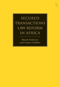 Abbildung von: Secured Transactions Law Reform in Africa - Hart Publishing