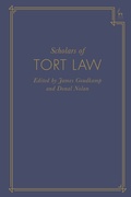 Cover: Scholars of Tort Law - Hart Publishing