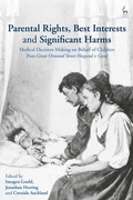 Cover: Parental Rights, Best Interests and Significant Harms - Hart Publishing