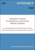 Cover: Arithmetic Divisors on Orthogonal and Unitary Shimura Varieties - Societe mathematique de France
