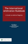 Bild: International Arbitration Rulebook - Kluwer Law International