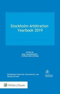 Abbildung von: Stockholm Arbitration Yearbook 2019 - Kluwer Law International