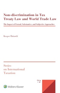 Abbildung von: Non-discrimination in Tax Treaty Law and World Trade Law - Kluwer Law International