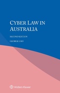 Cover: Cyber law in Australia - Kluwer Law International
