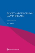 Cover: Family and Succession Law in Ireland - Kluwer Law International