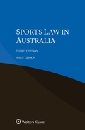 Cover: Sports Law in Australia - Kluwer Law International