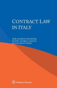 Abbildung von: Contract Law in Italy - Kluwer Law International