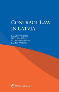 Abbildung von: Contract Law in Latvia - Kluwer Law International