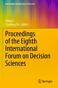 Cover: Proceedings of the Eighth International Forum on Decision Sciences - Springer