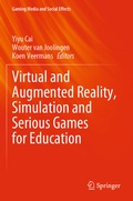 Cover: Virtual and Augmented Reality, Simulation and Serious Games for Education - Springer
