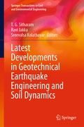 Cover: Latest Developments in Geotechnical Earthquake Engineering and Soil Dynamics - Springer
