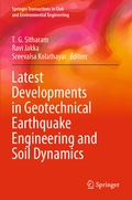 Cover: Latest Developments in Geotechnical Earthquake Engineering and Soil Dynamics - Springer