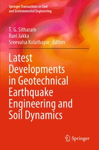 Enlarge image Cover: Latest Developments in Geotechnical Earthquake Engineering and Soil Dynamics - Springer