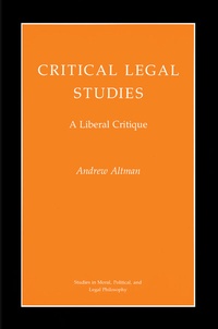 Enlarge image Cover: Critical Legal Studies - Princeton University Press