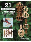 Cover: 21 Compound-Cut Christmas Ornaments - Fox Chapel Publishing