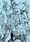 Cover: Post-Apocalyptic Society Journal - Blue - Bunny 17 Media