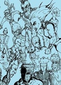 Cover: Post-Apocalyptic Society Sketchbook - Blue - Bunny 17 Media