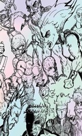 Cover: Post-Apocalyptic Society Sketchbook - Multicolor - Bunny 17 Media