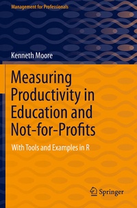 Enlarge image Cover: Measuring Productivity in Education and Not-for-Profits - Springer
