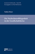 Cover: Die Nachschussobliegenheit in der Gesellschaftskrise - Verlag &Ouml;sterreich
